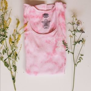 Pink Tie Dye Tank Top!